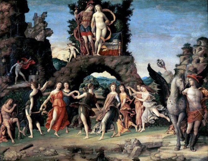А. Mantegna. Parnassus