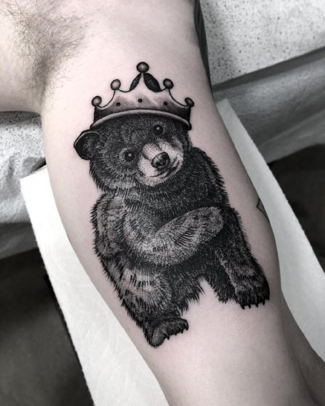 what does bear tattoo mean
