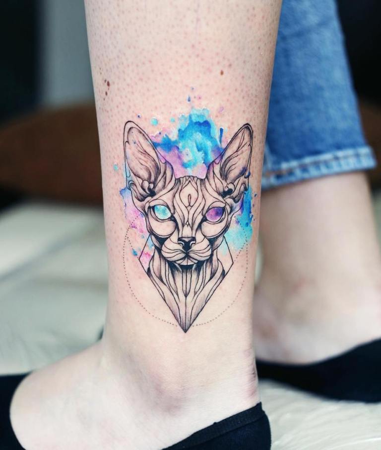 What does a tattoo of a cat mean