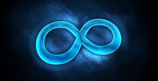 What does the infinity symbol mean? Talismans with the infinity symbol