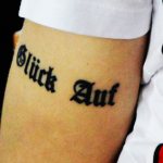 Quotes in German for a tattoo with translation about love, life, happiness, friendship, music