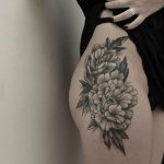 Sketches of tattoos for girls on the thigh