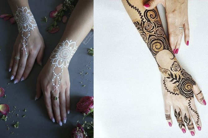 how to decorate the body with henna