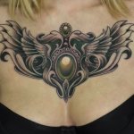 Wings - the symbol of freedom in a tattoo