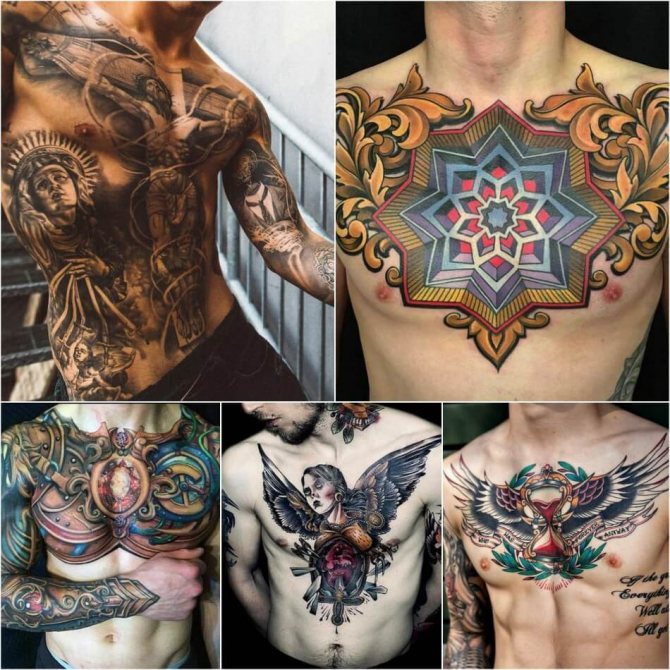 Chest Tattoo for Men - Chest Tattoo for Men - Male Chest Tattoos