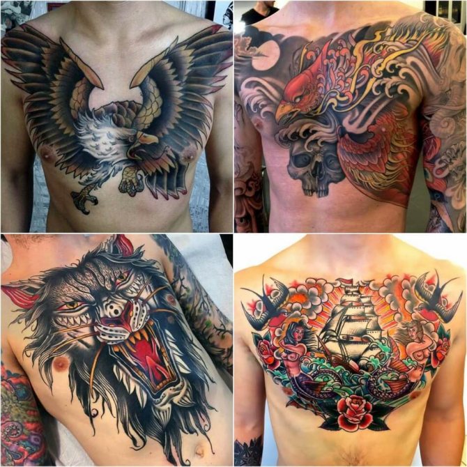 Chest Tattoo for Men - Male Chest Tattoos - Male Chest Tattoos