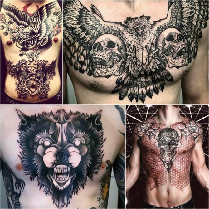 Chest Tattoos for Men - Male Chest Tattoos