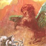 Odilon Redon - Pegasus and Hydra
