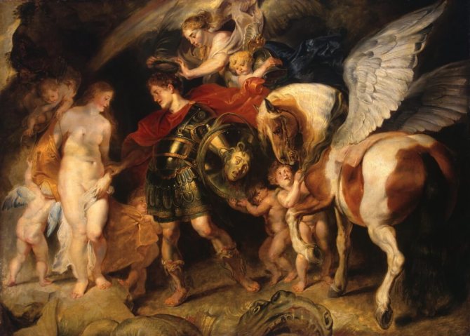 Peter Paul Rubens Perseus frees Andromeda