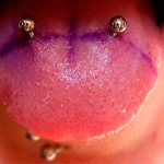 tongue piercing at home