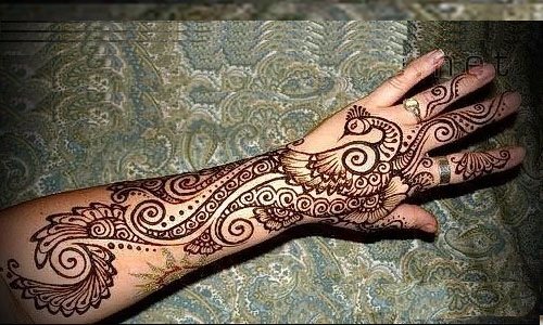 Henna drawings for beginners on the leg, hand, wrist. Simple sketches, stencils. Step by step instructions with photos