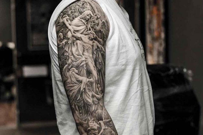 Sleeves in the style of realism