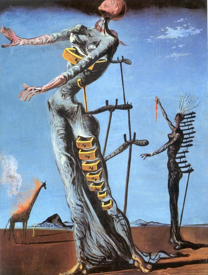 Salvador Dali: pictures with descriptions.