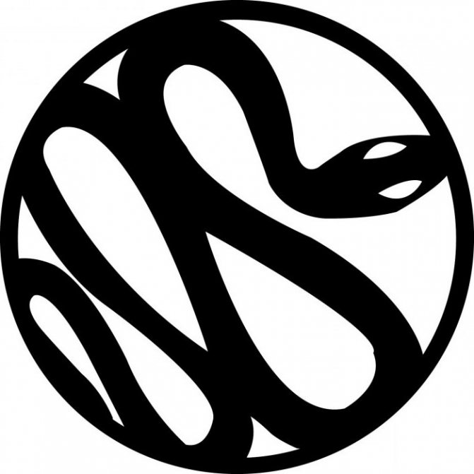 snake symbol bowl