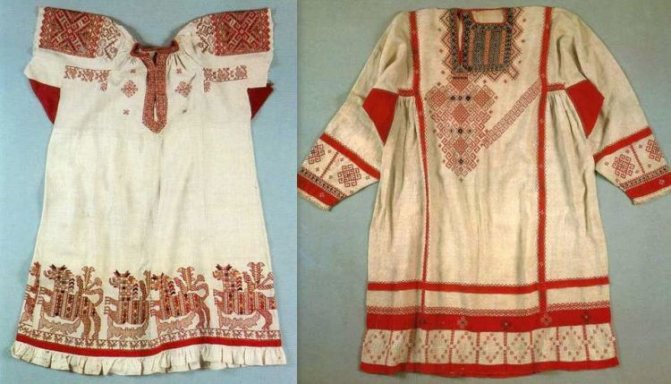 Slavic patterns on clothing