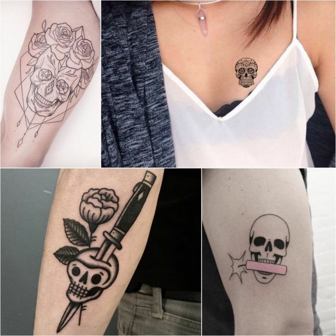 Skull Tattoo - Small Skull Tattoos - Skull Tattoo