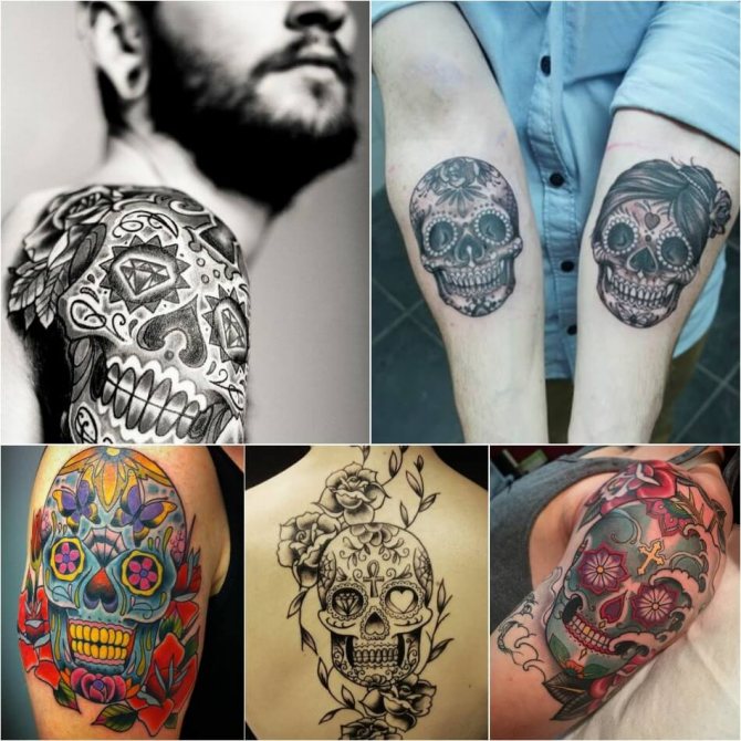 Skull Tattoo - Mexican Skull Tattoo - Skull Tattoo Mexico