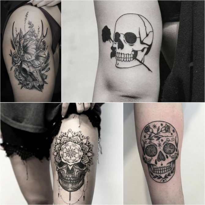 Tattoo skull - Female Skull Tattoo - Skull Tattoo for Women