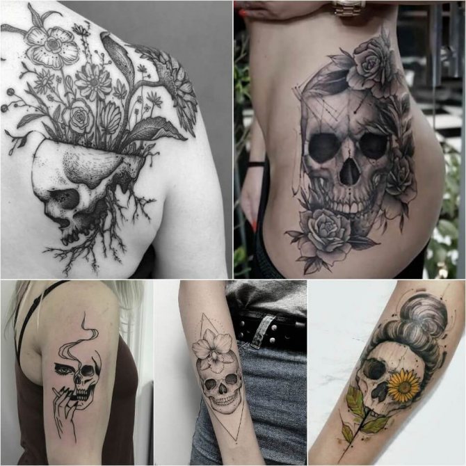 Tattoo skull - Female Skull Tattoo - Skull Tattoo for Women