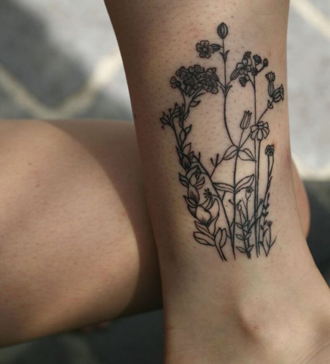 Tattoo Flowers Meaning - Tattoo Flowers - Tattoo Flowers on My Leg
