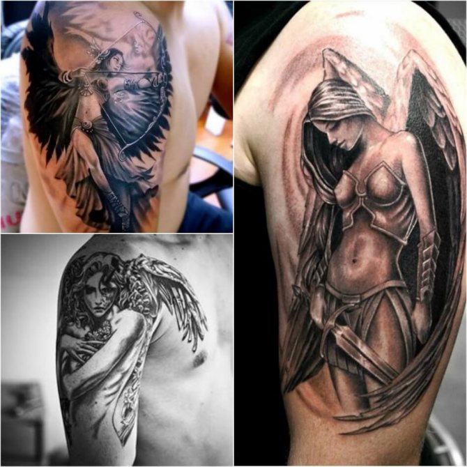 Tattoo Girl - Tattoo Girl with Wings - Tattoo Girl Angel