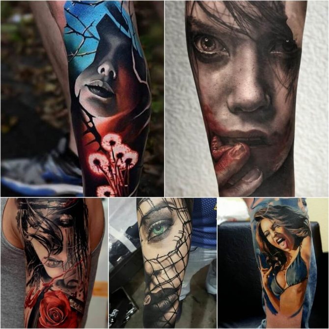 Tattoo Girl - Girl tattoo for men - Male tattoos with girl