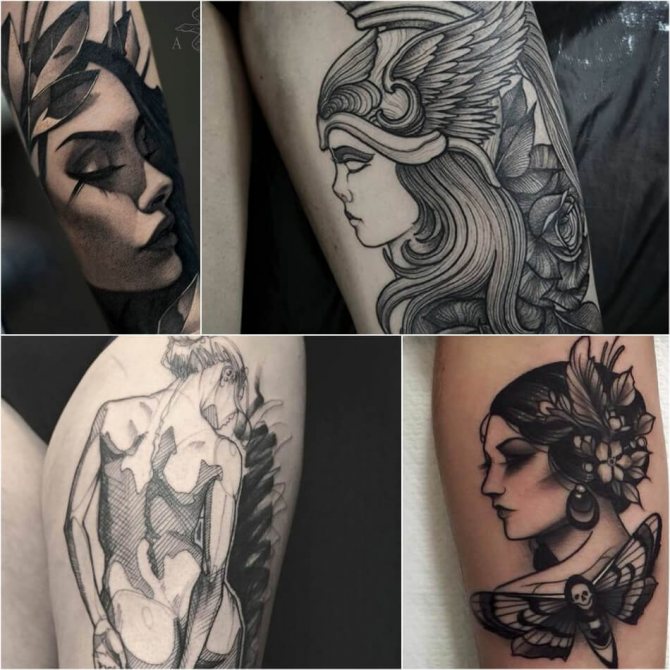 Tattoo Girl - Woman tattoo girl - Tattoo girl for women