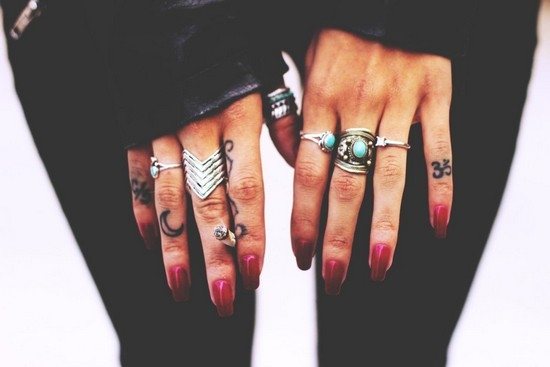 Tattoos for girls on finger