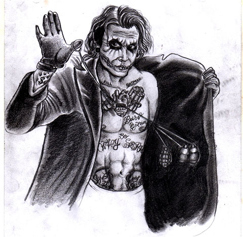 Tattoo Joker - sketch