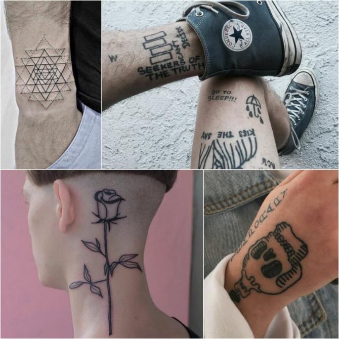 Handpoke Tattoo - Handpoke Tattoo - Handpoke Men's Tattoo