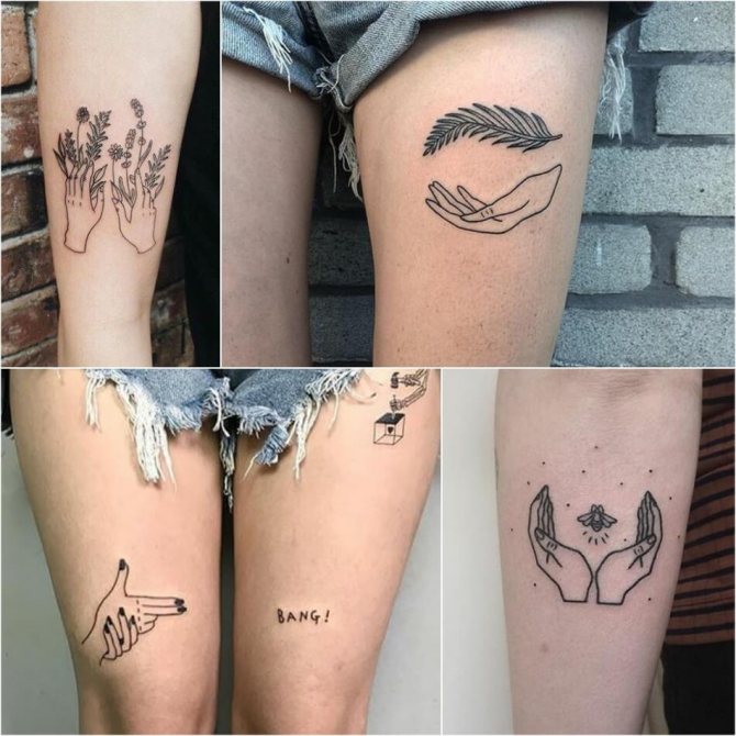 Handpoke Tattoo - Handpoke Tattoo - Handpoke Women's Tattoo