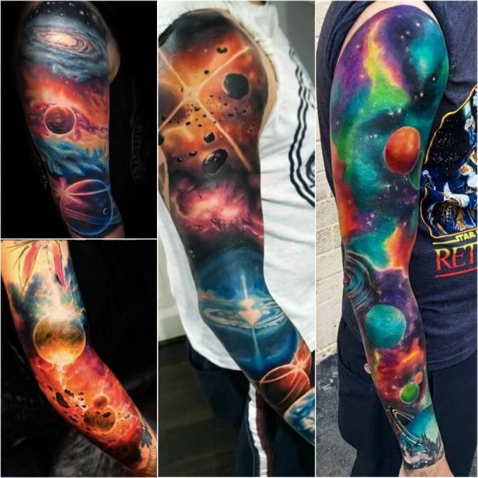 Tattoo Space - Tattoo Space Sleeve - Tattoo Sleeve Space