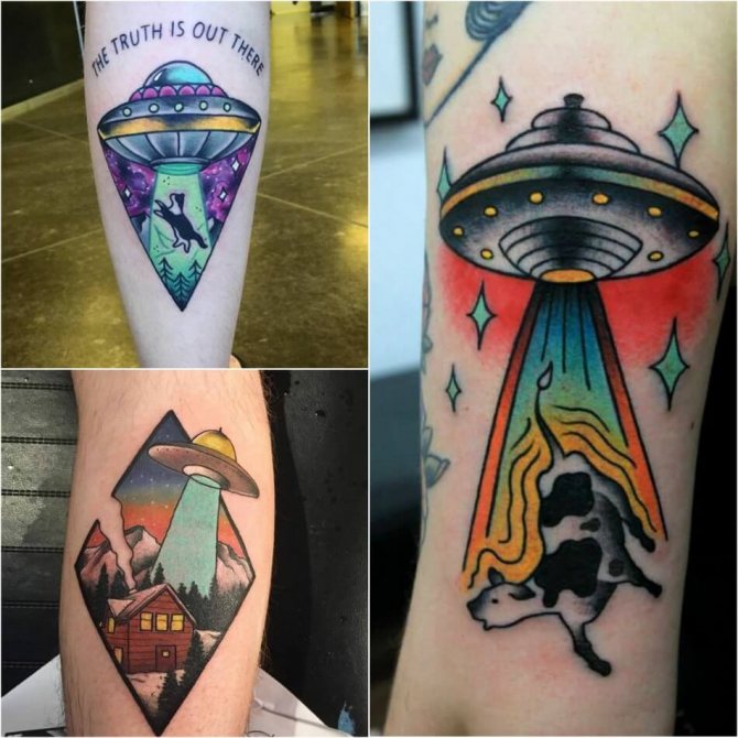 Tattoo Outer Space - UFO Tattoo - UFO Tattoo