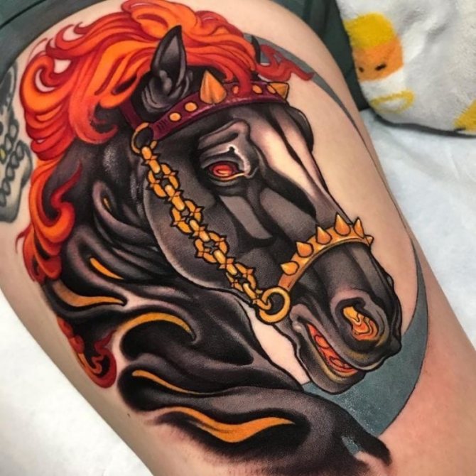 horse tattoo meaning for girls