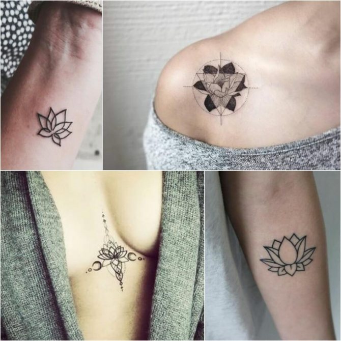 Tattoo Lotus - Little Lotus Tattoo - Small Lotus Tattoo
