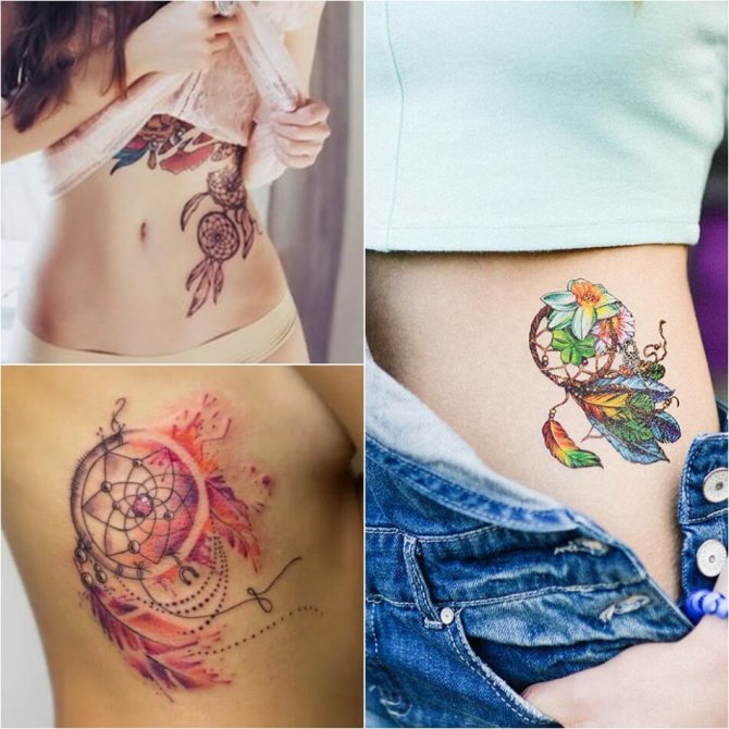 Tattoo dream catcher - Dreamcatcher tattoo for Girls