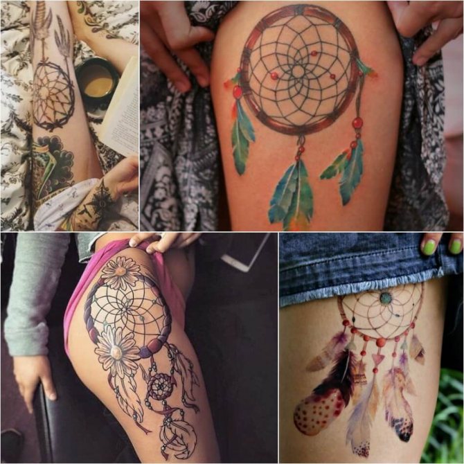 Tattoo dream catcher - Dreamcatcher tattoo for Girls
