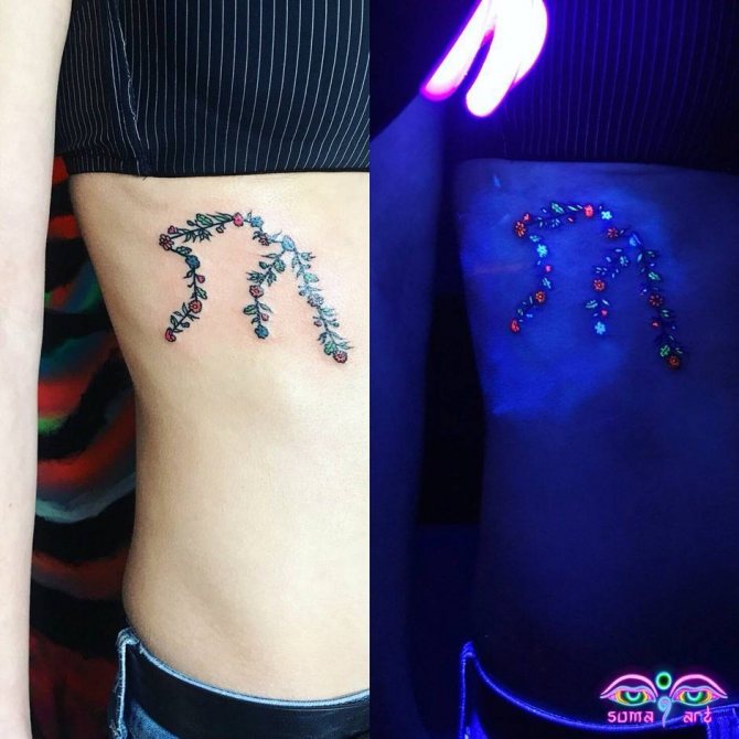 Tattoo Master Soma Art, UV tattoos, fluorescent tattoos, Blacklight tattoo