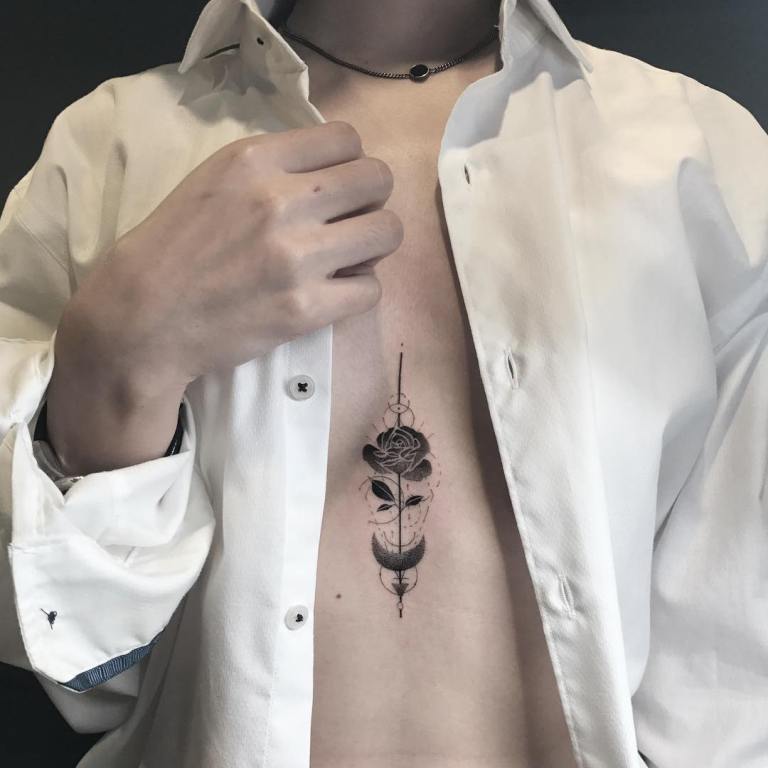 tattoo on the chest