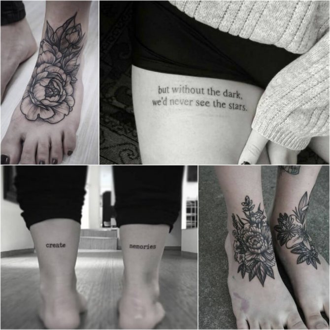 Tattoo on legs - Tattoo on legs - Tattoo on women's legs - Tattoo on legs for girls