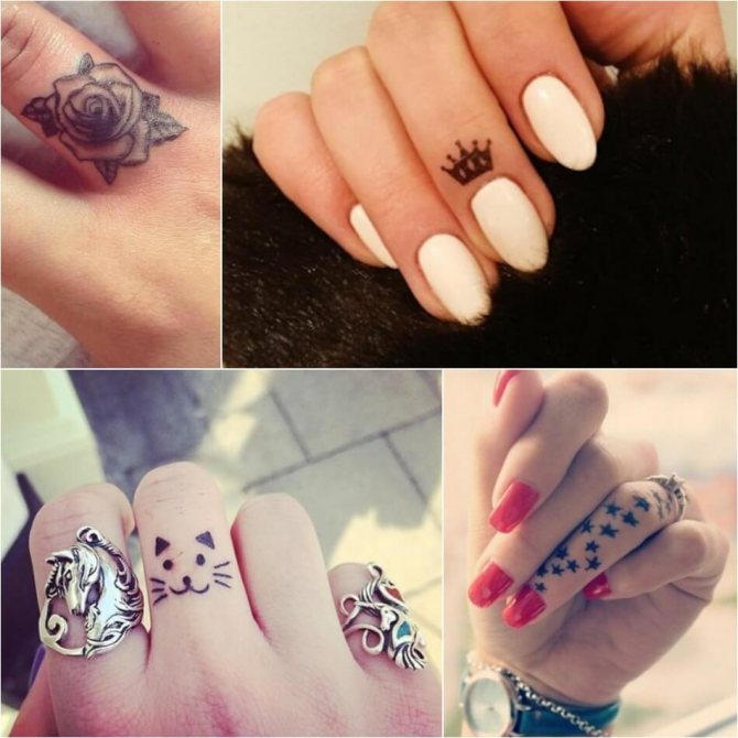 Tattoo on finger - Tattoo on finger - Female tattoo on finger - Tattoo on finger for girls