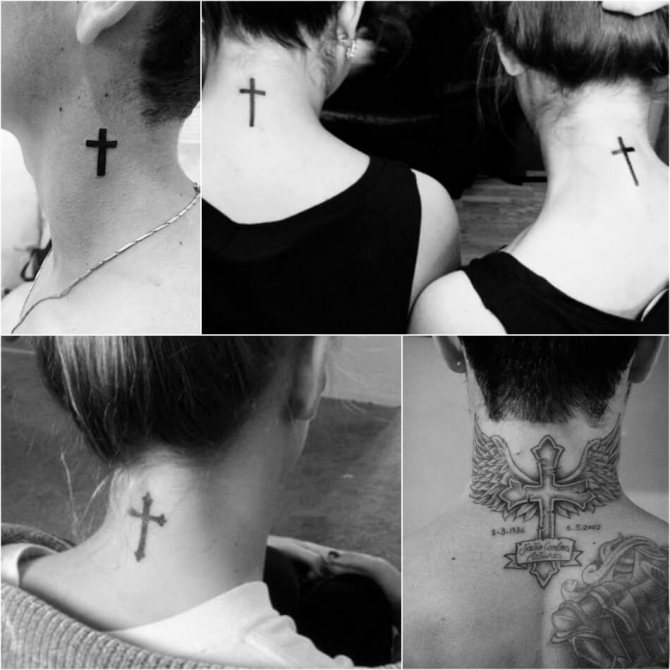 Tattoo on Neck - Tattoo on Neck - Tattoo on Neck Meaning - Tattoo on Neck Cross