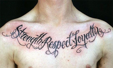 Tattoo inscriptions for men