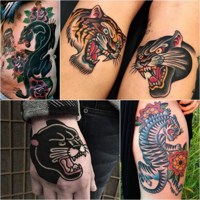 Tattoo oldskool - Tattoo Oldskool - Tattoo Style Oldskool - Tattoo Tiger Oldskool
