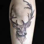 Tattoo of a deer