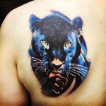 Tattoo of a panther for girls and men - meanings, ideas, sketches and photos