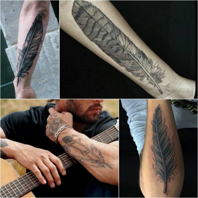 Tattoo of a feather - Tattoo of a feather - Tattoo of a feather - Tattoo of a feather for men