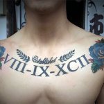 Tattoo Roman Numerals