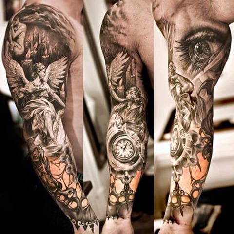 Tattoo sleeve for men - photo