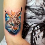Tattoo bobcat